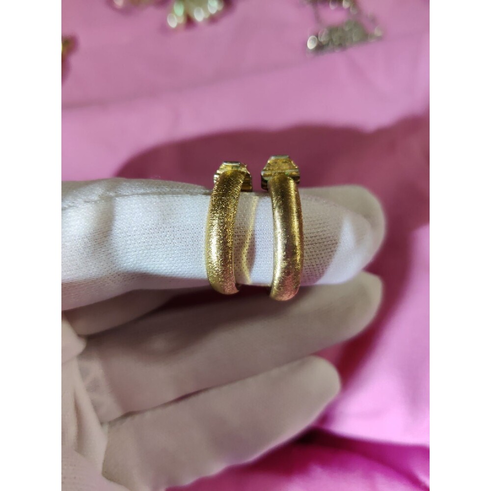 Monet Hoop Clip On Earrings